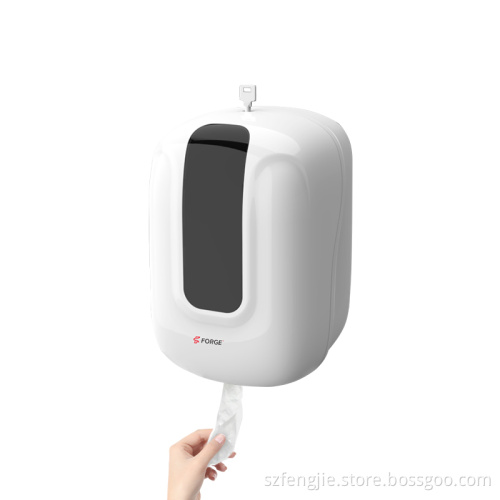Wall-Mounted Center Pull Roll Towel Paper Dispenser for Bathroom